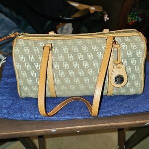 Dooney & Bourke Brown Monogram Shoulder Bag